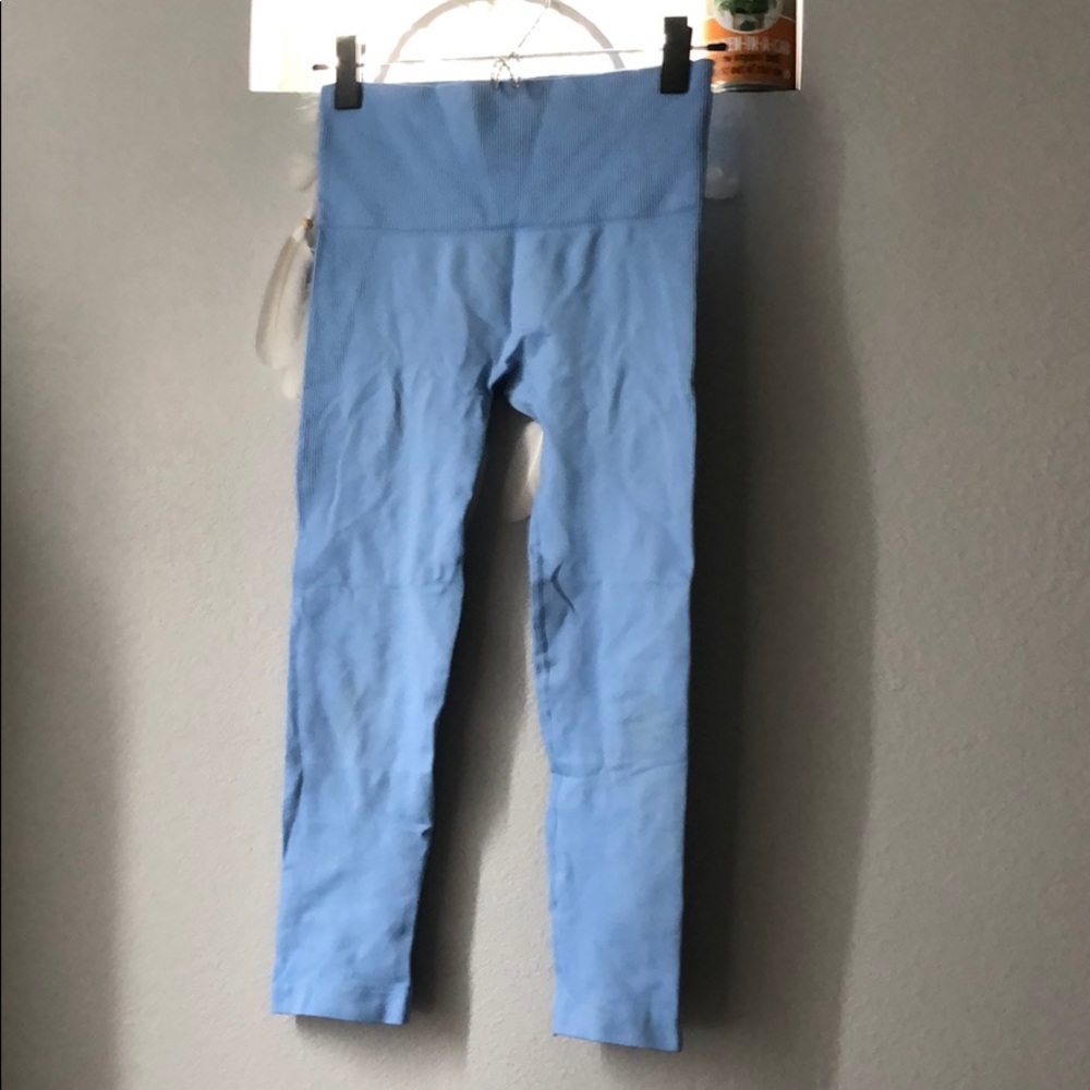 Blue workout pants!